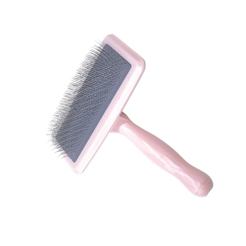 Sharplace Hundebürste, Fellpflegewerkzeug für Haustiere, hautfreundlich, Unterfellrechen, Fellpflegerechen, Enthaarungsbürste, Tierhaarknotenentferner, rosa S Sharplace Hundebürste, Fellpflegewerkzeug für Haustiere, hautfreundlich, Unterfellrechen, Fellpflegerechen, Enthaarungsbürste, Tierhaarknotenentferner, rosa S von Sharplace