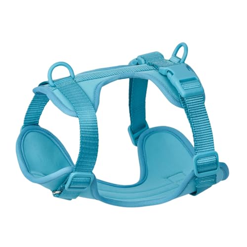 Sharplace Hundegeschirr für kleine und mittelgroße Hunde, bequem und strapazierfähig, Blau M von Sharplace
