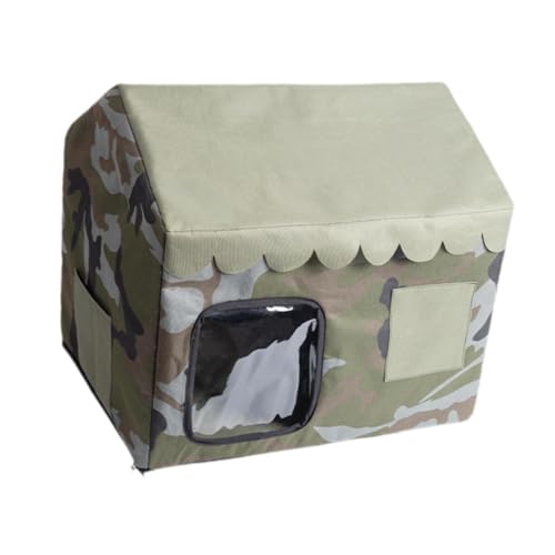 Sharplace Hundehütte, Katzenunterschlupf, Katzenmatte mit Aufbewahrungstasche, Hundebett, Hundehütte, tragbares wasserdichtes Haustierhaus für Wilde Hunde, Mehrfarbig Sharplace Hundehütte, Katzenunterschlupf, Katzenmatte mit Aufbewahrungstasche, Hundebett, Hundehütte, tragbares wasserdichtes Haustierhaus für Wilde Hunde, Mehrfarbig von Sharplace