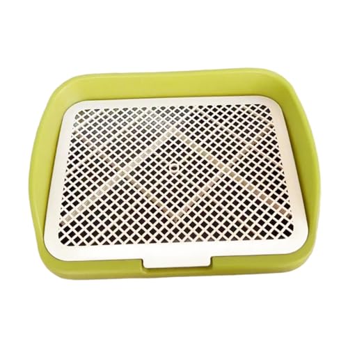 Sharplace Hundetoilette Töpfchenwanne Indoor-klo Welpen-trainingsschale PIPI-pad-Halter rutschfest für Stabilität Und Einfache Reinigung für Den Einsatz in der, Gelb von Sharplace