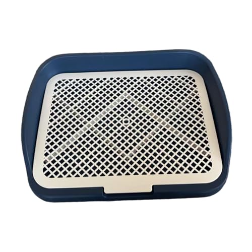 Sharplace Hundetoilette Töpfchenwanne Indoor-klo Welpen-trainingsschale PIPI-pad-Halter rutschfest für Stabilität Und Einfache Reinigung für Den Einsatz in der, Marineblau Sharplace Hundetoilette Töpfchenwanne Indoor-klo Welpen-trainingsschale PIPI-pad-Halter rutschfest für Stabilität Und Einfache Reinigung für Den Einsatz in der, Marineblau von Sharplace