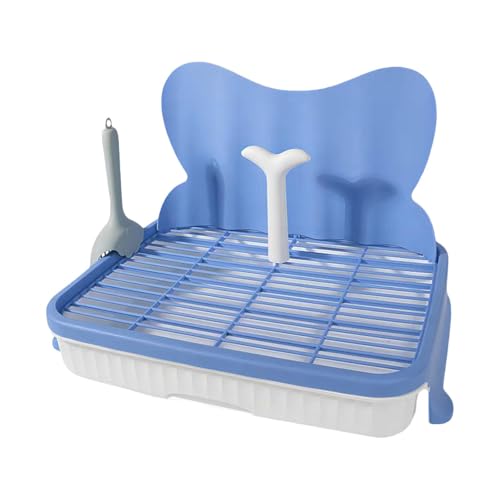 Sharplace Hundetoilette mit Harnsäule, leicht zu reinigende Unterlage, Trainingswerkzeug, wasserdichtes Haustier-Töpfchen, auslaufsicher, für kleine und, 47 cm, Blau, 14 Mm Sharplace Hundetoilette mit Harnsäule, leicht zu reinigende Unterlage, Trainingswerkzeug, wasserdichtes Haustier-Töpfchen, auslaufsicher, für kleine und, 47 cm, Blau, 14 Mm von Sharplace