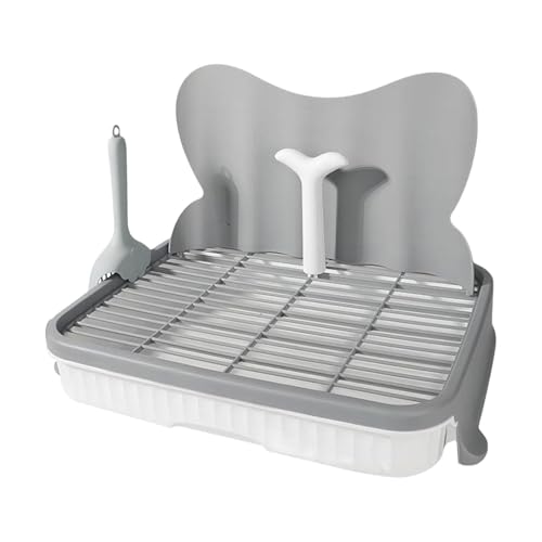 Sharplace Hundetoilette mit Harnsäule, leicht zu reinigende Unterlage, Trainingswerkzeug, wasserdichtes Haustier-Töpfchen, auslaufsicher, für kleine und, 47cm Grau 14mm Sharplace Hundetoilette mit Harnsäule, leicht zu reinigende Unterlage, Trainingswerkzeug, wasserdichtes Haustier-Töpfchen, auslaufsicher, für kleine und, 47cm Grau 14mm von Sharplace