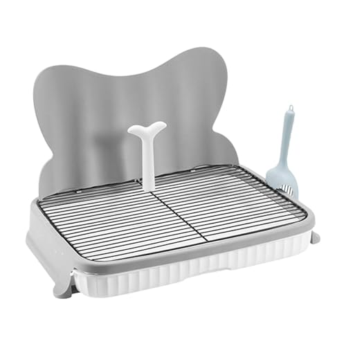 Sharplace Hundetoilette mit Harnsäule, leicht zu reinigende Unterlage, Trainingswerkzeug, wasserdichtes Haustier-Töpfchen, auslaufsicher, für kleine und, 57cm Grau 18mm Sharplace Hundetoilette mit Harnsäule, leicht zu reinigende Unterlage, Trainingswerkzeug, wasserdichtes Haustier-Töpfchen, auslaufsicher, für kleine und, 57cm Grau 18mm von Sharplace