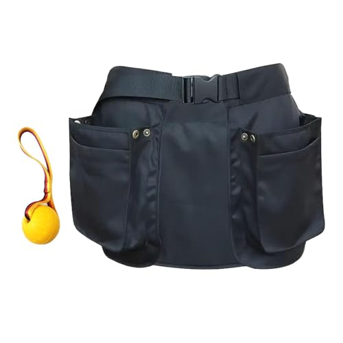 Sharplace Hundetrainer-Schürze, Leckerli-Tasche für Hundetrainer mit großen Taschen, freihändige Hüftschürze für Tierführer, für Gartenarbeit, Friseur Sharplace Hundetrainer-Schürze, Leckerli-Tasche für Hundetrainer mit großen Taschen, freihändige Hüftschürze für Tierführer, für Gartenarbeit, Friseur von Sharplace