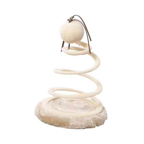 Sharplace Interaktives Katzenspielzeug, Plüsch-Katzenkratzspielzeug, Spiel, Heimtierbedarf, Kätzchen für Hauskatzen, Tierspiralspielzeug, Ball Sharplace Interaktives Katzenspielzeug, Plüsch-Katzenkratzspielzeug, Spiel, Heimtierbedarf, Kätzchen für Hauskatzen, Tierspiralspielzeug, Ball von Sharplace