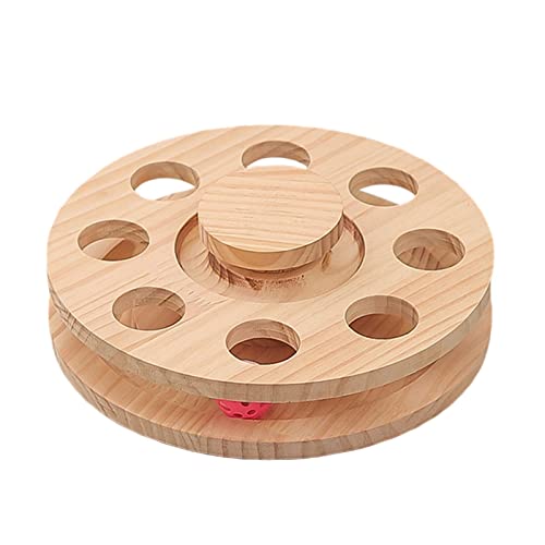 Sharplace Interaktives -Plattenspieler-Spielzeug aus mit Bällen Verschleißfeste Schiene Interaktives Spielzeug für Indoor-Trainings-Spaß-Spiel, Drehteller, S von Sharplace