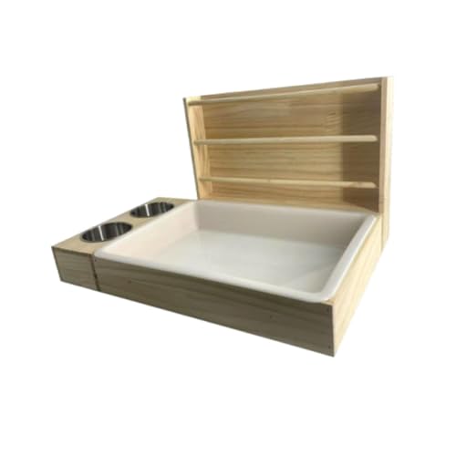 Sharplace Kaninchen -Heu -Feeder Kleiner Tierhalter Rack Versteck mit Toilette Interaktives Anreicherungsspielzeug für Kaninchen -Gründung Hamster Sharplace Kaninchen -Heu -Feeder Kleiner Tierhalter Rack Versteck mit Toilette Interaktives Anreicherungsspielzeug für Kaninchen -Gründung Hamster von Sharplace