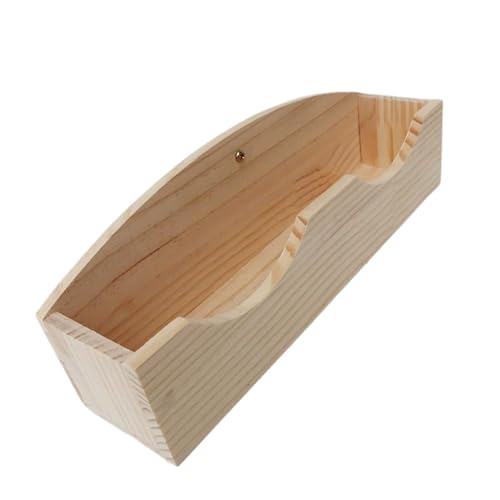 Sharplace Kaninchen-Heu-Futterstation, Heu-Futterständer, praktischer Grasspender aus Holz, Futterhalter für Kleintiere für Meerschweinchen und Eichhörnchen von Sharplace