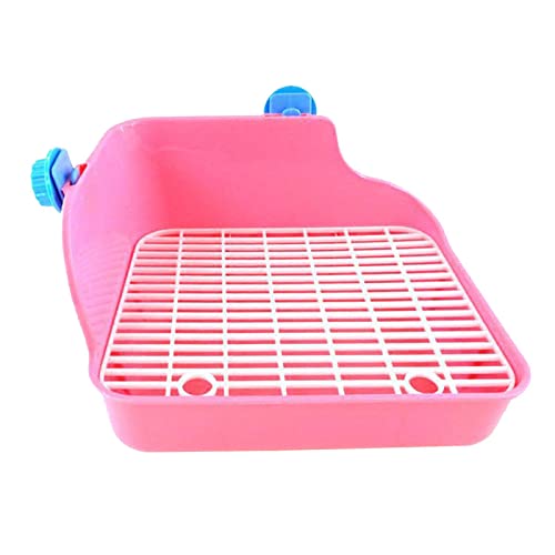 Sharplace Kaninchen WC Box für Kleintiere - Pink von Sharplace