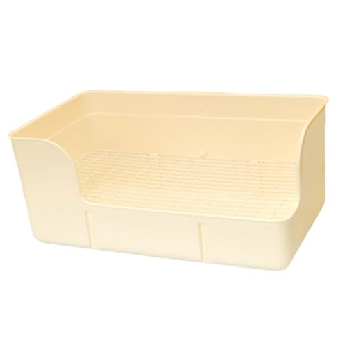 Sharplace Kaninchentoilette, Kaninchen-Urinal-Tablett, Ecktoilette, Käfigtoilette, Einstreubox für Kleintiere, Käfigzubehör, Beige Sharplace Kaninchentoilette, Kaninchen-Urinal-Tablett, Ecktoilette, Käfigtoilette, Einstreubox für Kleintiere, Käfigzubehör, Beige von Sharplace