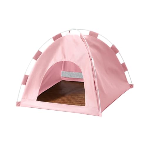 Sharplace Katzen-/Hundezelt, Haustier-Tipi, halbgeschlossen, waschbar, Aktivitätszentrum, Katzenhaus, Haustierbett für Kätzchen, Kleintiere, Welpen, für drinnen, ROSA Sharplace Katzen-/Hundezelt, Haustier-Tipi, halbgeschlossen, waschbar, Aktivitätszentrum, Katzenhaus, Haustierbett für Kätzchen, Kleintiere, Welpen, für drinnen, ROSA von Sharplace
