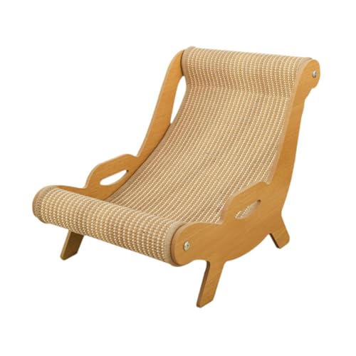 Sharplace Katzen-Sisal-Loungesessel, Katzen-Strandstuhl, Schleifklauen, einzigartiger Möbelschutz, Chaiselongue, Katzenkratzbaum für kleine Tierhunde von Sharplace