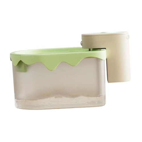 Sharplace Katzen-Wasserbrunnen, automatischer Wasserspender, leiser Haustier-Tränknapf, 2,5 l, für Kätzchen, Katzen, Hauskatzen, Kleintiere, Wochenenden, GrÜn von Sharplace