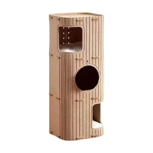 Sharplace Katzenbaum Filz Katzenhaus Gemütlich Geschlossen Kletterhöhle Nest Schlafplatz Ruhe Tragbar Indoor Katzen Haustiere Bett Kratzbaum, Braun Sharplace Katzenbaum Filz Katzenhaus Gemütlich Geschlossen Kletterhöhle Nest Schlafplatz Ruhe Tragbar Indoor Katzen Haustiere Bett Kratzbaum, Braun von Sharplace