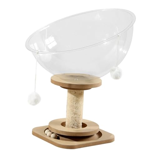 Sharplace Katzenbett, Haustierbett, Spielzeug, multifunktional, erhöht, stabil, leicht zu reinigen, Robustes Haustierzubehör, Kratzbaum für Kätzchen, Katzen Sharplace Katzenbett, Haustierbett, Spielzeug, multifunktional, erhöht, stabil, leicht zu reinigen, Robustes Haustierzubehör, Kratzbaum für Kätzchen, Katzen von Sharplace