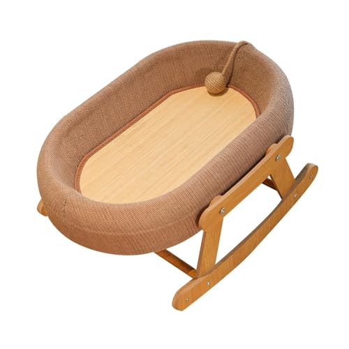 Sharplace Katzenbett, Wiege, Haustierbett, atmungsaktiv, Oben offen, bequem, Haustierbedarf, Kätzchen-Schlafcouch, Kätzchenbett für drinnen und draußen, Braun Sharplace Katzenbett, Wiege, Haustierbett, atmungsaktiv, Oben offen, bequem, Haustierbedarf, Kätzchen-Schlafcouch, Kätzchenbett für drinnen und draußen, Braun von Sharplace