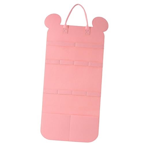 Sharplace Katzenfeder-Spielzeug-Aufbewahrungstasche, Haustier-Spielzeug-Aufbewahrungslösung, platzsparend, Filz, großes Fassungsvermögen, Faltbarer, ROSA Sharplace Katzenfeder-Spielzeug-Aufbewahrungstasche, Haustier-Spielzeug-Aufbewahrungslösung, platzsparend, Filz, großes Fassungsvermögen, Faltbarer, ROSA von Sharplace
