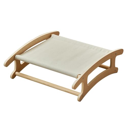 Sharplace Katzenhängematte aus Holz, erhöhtes Katzenbett, atmungsaktiv, tragbar, freistehendes Schlafbett, Katzen-/Hundebett für kleine Hunde, Kaninchen, Welpen Sharplace Katzenhängematte aus Holz, erhöhtes Katzenbett, atmungsaktiv, tragbar, freistehendes Schlafbett, Katzen-/Hundebett für kleine Hunde, Kaninchen, Welpen von Sharplace
