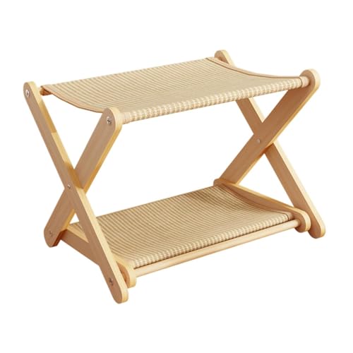 Sharplace Katzenhängemattenbett, Holzmöbelschutz, Dekoration, einfache Wartung, für Hauskatzen, Doppellagiges Katzenbett, Spielhaus, Jute Sharplace Katzenhängemattenbett, Holzmöbelschutz, Dekoration, einfache Wartung, für Hauskatzen, Doppellagiges Katzenbett, Spielhaus, Jute von Sharplace