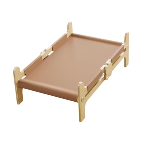 Sharplace Katzenhängemattenbettmöbel, erhöhte, einfach zu installierende Couch, weiches Schlafbett für Hunde, für Hauskatzen, Hunde, Kätzchen, Kleintiere, Braun von Sharplace