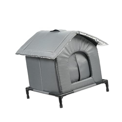 Sharplace Katzenhaus für draußen, Unterschlupf für streunende Katzen, isolierter Schutz, Warmer Katzenunterschlupf, Haustierbedarf für den für Winter, L Sharplace Katzenhaus für draußen, Unterschlupf für streunende Katzen, isolierter Schutz, Warmer Katzenunterschlupf, Haustierbedarf für den für Winter, L von Sharplace