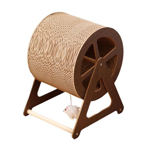 Sharplace Katzenkratzbaum, Krallenkratzer, Stabiler, interaktiver Möbelschutz, Katzenkratzspielzeug, Kratzbrett für Welpen und kleine Tiere, Dunkelbraune Farbe Sharplace Katzenkratzbaum, Krallenkratzer, Stabiler, interaktiver Möbelschutz, Katzenkratzspielzeug, Kratzbrett für Welpen und kleine Tiere, Dunkelbraune Farbe von Sharplace