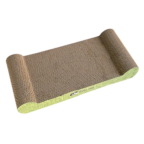 Sharplace Katzenkratzbaum aus Karton, Schlafbett für Haustiere, schützt Möbel, Kätzchen, gewellte Schleifklauen, Spiel-Katzenkratzunterlage, Kratzbett, GrÜn Sharplace Katzenkratzbaum aus Karton, Schlafbett für Haustiere, schützt Möbel, Kätzchen, gewellte Schleifklauen, Spiel-Katzenkratzunterlage, Kratzbett, GrÜn von Sharplace