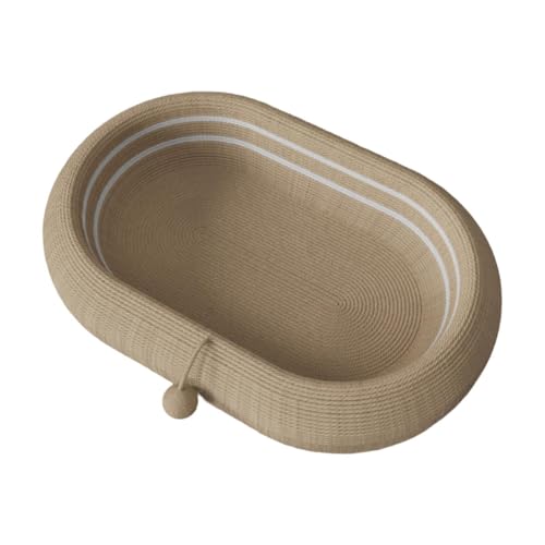 Sharplace Katzenkratzbett, Katzenkratzbrett, oval, bequem, für Kätzchen, Kratzkissen für kleine, mittelgroße und große Katzen zum Ausruhen und Krallenschleifen, Ball Sharplace Katzenkratzbett, Katzenkratzbrett, oval, bequem, für Kätzchen, Kratzkissen für kleine, mittelgroße und große Katzen zum Ausruhen und Krallenschleifen, Ball von Sharplace