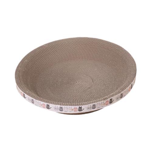 Sharplace Katzenkratzbett aus Pappe, Kratzbrett aus Wellpappe, Rest Katzenkratzschale Spielzeug Katzenkratzbecken, L Sharplace Katzenkratzbett aus Pappe, Kratzbrett aus Wellpappe, Rest Katzenkratzschale Spielzeug Katzenkratzbecken, L von Sharplace