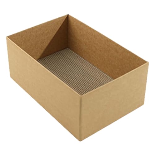 Sharplace Katzenkratzbox, doppelseitiger Karton für kleine und mittelgroße Katzen, Recyclingbrett, Haustierhaus, Katzenkratzpad, Kätzchenlounge von Sharplace