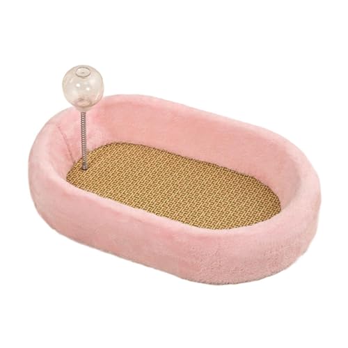 Sharplace Katzenkratzbrett, Katzenkratzbrett, Spielmöbelschutz mit Ball, Übungskatzen, Kratzbrett, Kätzchen, interaktives Spielzeug, Rosa Sharplace Katzenkratzbrett, Katzenkratzbrett, Spielmöbelschutz mit Ball, Übungskatzen, Kratzbrett, Kätzchen, interaktives Spielzeug, Rosa von Sharplace