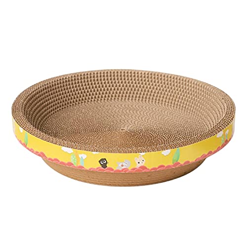 Katzenkratzbrett, Oval, Glatt, Katzenkratzmatte, Versteck, Ruheplatz, Schlafplatz, Kratzschale, Kratzbaum für Haustier, 32 cm x 9 cm Katzenkratzbrett, Oval, Glatt, Katzenkratzmatte, Versteck, Ruheplatz, Schlafplatz, Kratzschale, Kratzbaum für Haustier, 32 cm x 9 cm von Sharplace