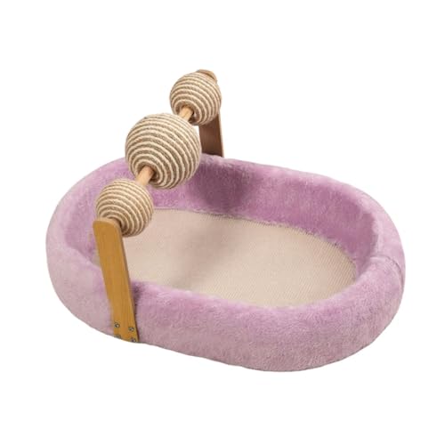 Sharplace Katzenkratzbrett Katzenkratzbett Trainingsspielzeug Schleifklauen Kätzchenbett Katzenkratzpad zum Spielen Klettern Kätzchen, Lila Sharplace Katzenkratzbrett Katzenkratzbett Trainingsspielzeug Schleifklauen Kätzchenbett Katzenkratzpad zum Spielen Klettern Kätzchen, Lila von Sharplace