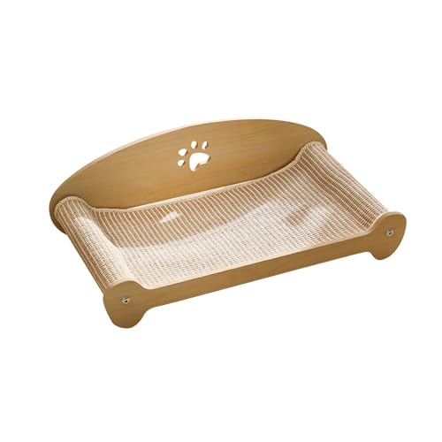 Sharplace Katzenkratzbrett-Loungebett, horizontales Katzenkratzbrett, Katzencouchbett mit Kratzkissen, Kratzbrett, Katzenliege für Hauskatzen Sharplace Katzenkratzbrett-Loungebett, horizontales Katzenkratzbrett, Katzencouchbett mit Kratzkissen, Kratzbrett, Katzenliege für Hauskatzen von Sharplace
