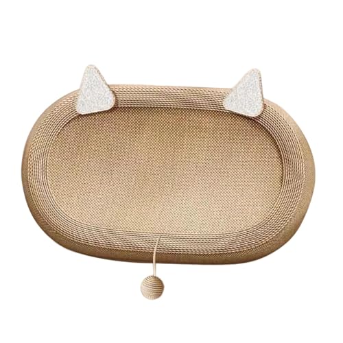 Sharplace Katzenkratzbrett für Innenkatzen, Katzenkratzbrett mit Ball, multifunktional, bequem, Haustierzubehör, Kätzchennapf, Lounge-Couch, 55 Cmx40 cm von Sharplace