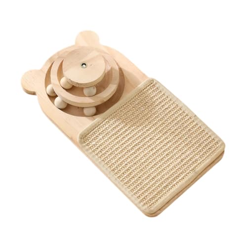 Sharplace Katzenkratzer -Kratzer -Pad für Kätzchen Home Engine Multifunktional Cat Kratzplatte Kratzpolster für Übungsschleifklaue, Holz Sharplace Katzenkratzer -Kratzer -Pad für Kätzchen Home Engine Multifunktional Cat Kratzplatte Kratzpolster für Übungsschleifklaue, Holz von Sharplace