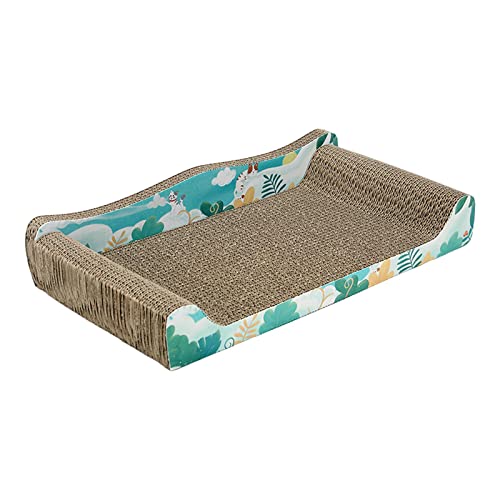 Sharplace Katzenkratzer aus Pappe, Katzenkratzbett, Möbelschutz, Katzensofa, extra große Schleifkralle, Lounge-Couch für Katzen und Kätzchen zum Ausruhen im, Blau 50cmx27cmx9cm Sharplace Katzenkratzer aus Pappe, Katzenkratzbett, Möbelschutz, Katzensofa, extra große Schleifkralle, Lounge-Couch für Katzen und Kätzchen zum Ausruhen im, Blau 50cmx27cmx9cm von Sharplace