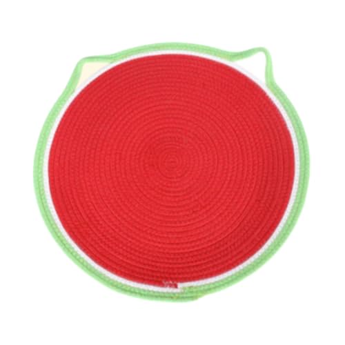 Sharplace Katzenkratzermatte Kätzchen Kratzer Lounge Matte handgewebte Möbelschutz aktiver Spielkatze Schlafmatte für Bodenmatte, Rot Sharplace Katzenkratzermatte Kätzchen Kratzer Lounge Matte handgewebte Möbelschutz aktiver Spielkatze Schlafmatte für Bodenmatte, Rot von Sharplace