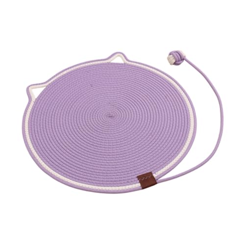 Sharplace Katzenkratzmatte, horizontales 19,7 Zoll rundes Katzenkratzpad, Möbelschutz für Couch, Sofas, Wandspiele, Lila Sharplace Katzenkratzmatte, horizontales 19,7 Zoll rundes Katzenkratzpad, Möbelschutz für Couch, Sofas, Wandspiele, Lila von Sharplace