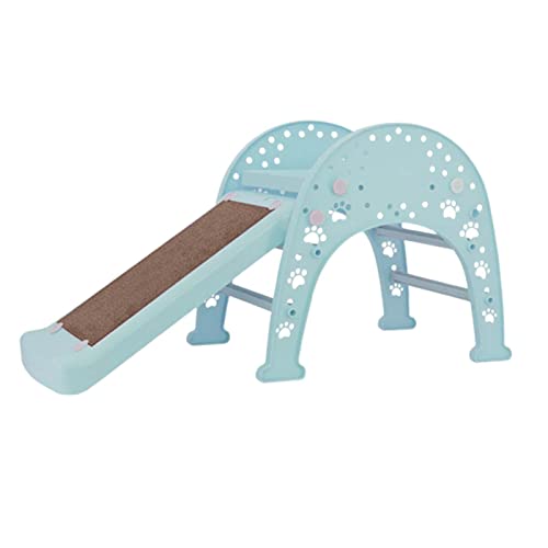 Sharplace Katzenkratzrampe mit abnehmbarem Kratzbrett für Möbelschutz und Spielzeug, Blau von Sharplace