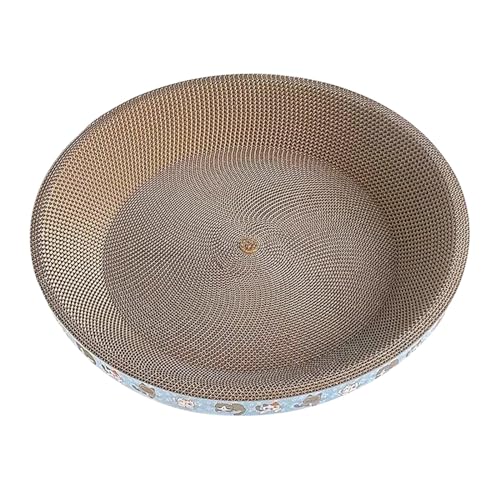 Sharplace Katzenkratzschale aus Pappe, Katzenbett, Nest, Möbelschutz, Schleifklaue, langlebig, für Kätzchenliege, Couch, Kitty-Kratzunterlage, 50cmx9cm Sharplace Katzenkratzschale aus Pappe, Katzenbett, Nest, Möbelschutz, Schleifklaue, langlebig, für Kätzchenliege, Couch, Kitty-Kratzunterlage, 50cmx9cm von Sharplace
