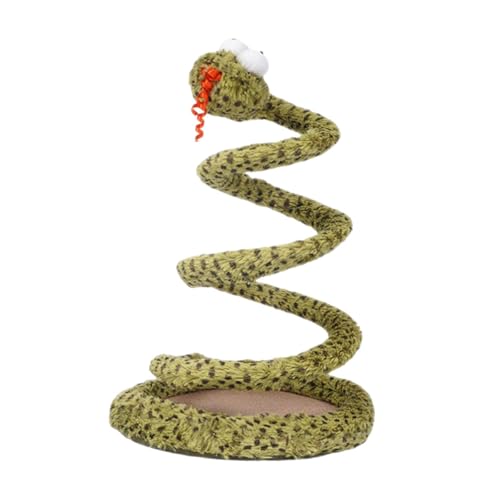 Sharplace Katzenspiral-Schlangenspielzeug, Haustier-Spiralspirale, Action-Spielzeug, Übung, Jagdfähigkeiten, Aktivitätstraining, Teaser-Spielzeug für Kätzchen, Grün Gelb Sharplace Katzenspiral-Schlangenspielzeug, Haustier-Spiralspirale, Action-Spielzeug, Übung, Jagdfähigkeiten, Aktivitätstraining, Teaser-Spielzeug für Kätzchen, Grün Gelb von Sharplace