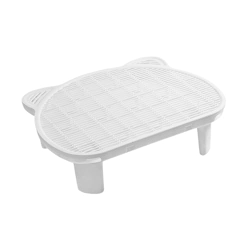 Sharplace Katzenstreu-Matte, Pad, Streukontrolle, waschbar, rutschfest, Katzenstreu-Auffangmatte, doppellagiger Streu-Fänger für Katzen, Weiß Sharplace Katzenstreu-Matte, Pad, Streukontrolle, waschbar, rutschfest, Katzenstreu-Auffangmatte, doppellagiger Streu-Fänger für Katzen, Weiß von Sharplace