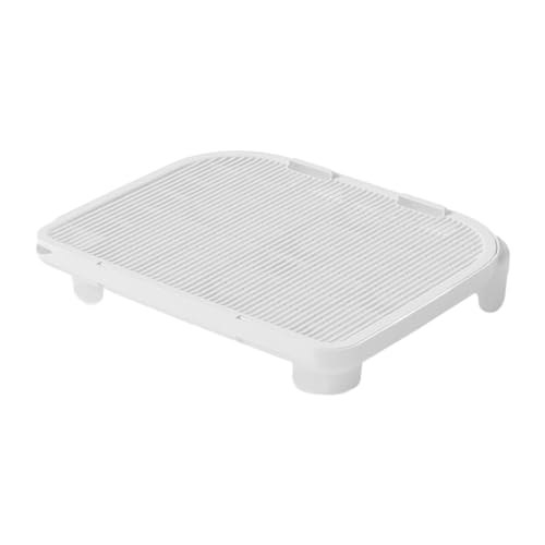 Sharplace Katzenstreumatte für Haustiere, Fallunterlage für Haustiere, tragbare, rutschfeste Trittunterlage für Katzentoiletten, für Schlafzimmer, Innenkatzen, Weiß Sharplace Katzenstreumatte für Haustiere, Fallunterlage für Haustiere, tragbare, rutschfeste Trittunterlage für Katzentoiletten, für Schlafzimmer, Innenkatzen, Weiß von Sharplace
