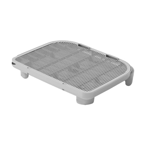 Sharplace Katzenstreumatte für Haustiere, Fallunterlage für Haustiere, tragbare, rutschfeste Trittunterlage für Katzentoiletten, für Schlafzimmer, Innenkatzen, grau Sharplace Katzenstreumatte für Haustiere, Fallunterlage für Haustiere, tragbare, rutschfeste Trittunterlage für Katzentoiletten, für Schlafzimmer, Innenkatzen, grau von Sharplace