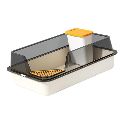 Sharplace Katzentoilette für Hauskatzen, transparent, groß, hoch, Oben offen, mit Rahmen, für Hamster, Kaninchen, Kätzchen, kleine und mittelgroße Tiere Sharplace Katzentoilette für Hauskatzen, transparent, groß, hoch, Oben offen, mit Rahmen, für Hamster, Kaninchen, Kätzchen, kleine und mittelgroße Tiere von Sharplace