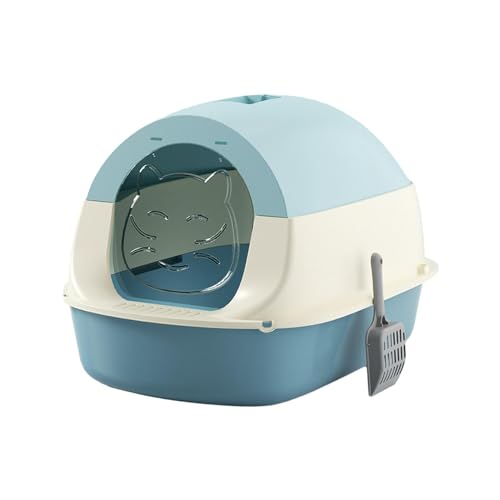 Sharplace Katzentoilette mit Kapuze, geschlossene Katzentoilette für Hauskatzen mit Vordertürklappe, abnehmbare, geschlossene Katzentoilette, Kätzchentöpfchen, Blau Sharplace Katzentoilette mit Kapuze, geschlossene Katzentoilette für Hauskatzen mit Vordertürklappe, abnehmbare, geschlossene Katzentoilette, Kätzchentöpfchen, Blau von Sharplace