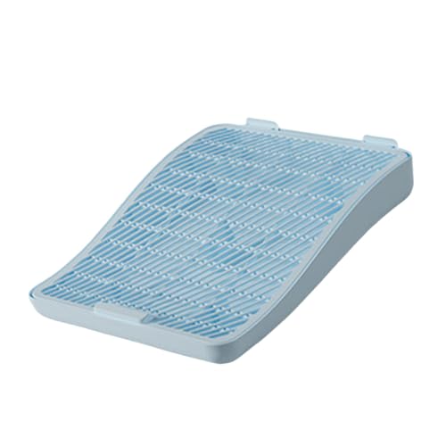 Sharplace Katzentoilettenmatte, Auffangmatte, leicht zu reinigen, leicht, doppellagig, Streuauffangmatte für Haustierbedarf, Kätzchen, Blau von Sharplace