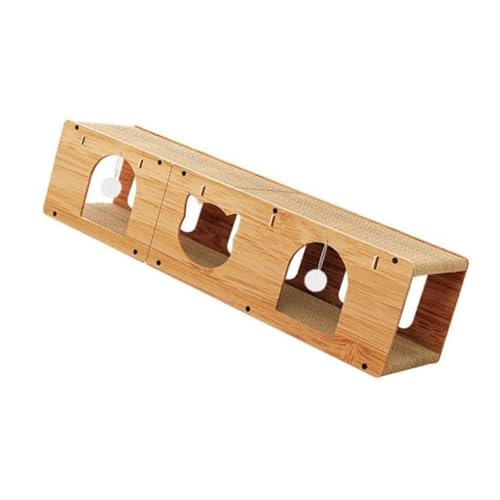 Sharplace Katzentunnel-Kratzbaum, Katzentunnel, Hausmöbelschutz, Robustes Kätzchen mit Ball, Mehrzweck-Kratzpad, interaktives Spielzeug, XL von Sharplace